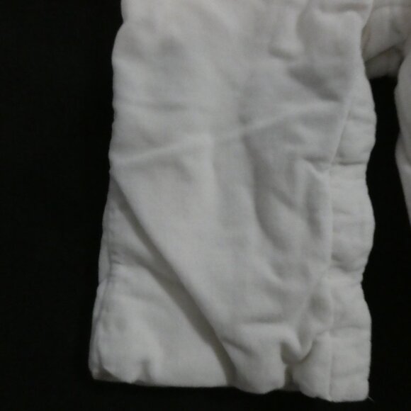 Y2K - BABY GAP - Infant | 6-12 months | White Velour Tear Away Pants - Picture 6 of 12
